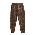 Brown (NOT Real) Glitter Print Sweatpants