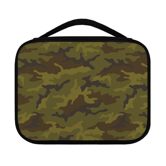 Brown Green Camouflage Print Classic Bible Case