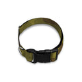 Brown Green Camouflage Print Dog Collar