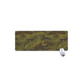 Brown Green Camouflage Print Extended Mouse Pad