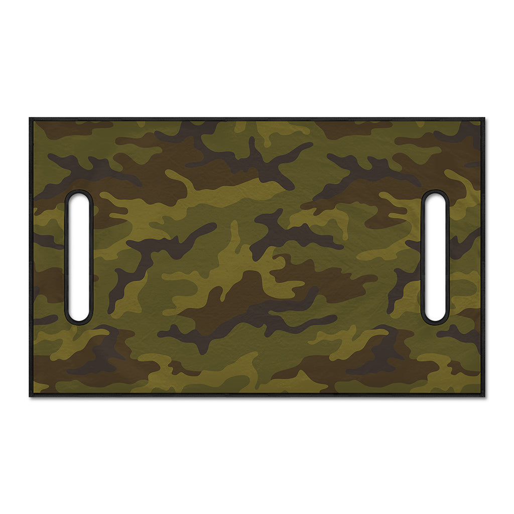 Brown Green Camouflage Print Golf Cart Seat Cover