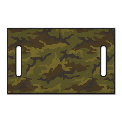 Brown Green Camouflage Print Golf Cart Seat Cover