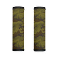Brown Green Camouflage Print Handle Covers
