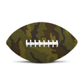Brown Green Camouflage Print Rugby Ball