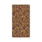 Brown Hawaiian Camo Flower Pattern Print Baby Crib Sheet