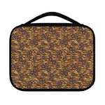 Brown Hawaiian Camo Flower Pattern Print Classic Bible Case