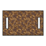 Brown Hawaiian Camo Flower Pattern Print Golf Cart Seat Cover