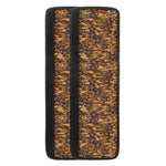 Brown Hawaiian Camo Flower Pattern Print Refrigerator Handle Covers