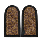 Brown Hawaiian Camo Flower Pattern Print Skillet Handle Cover