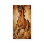 Brown Horse Painting Print Baby Crib Sheet