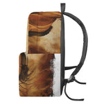 Brown Horse Painting Print Backpack