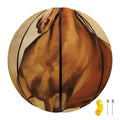 Brown Horse Painting Print Basketball