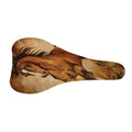 Brown Horse Painting Print Bicycle Seat Cover