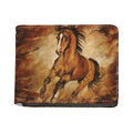 Brown Horse Painting Print Bifold Wallet