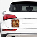 Brown Horse Painting Print Car Sticker
