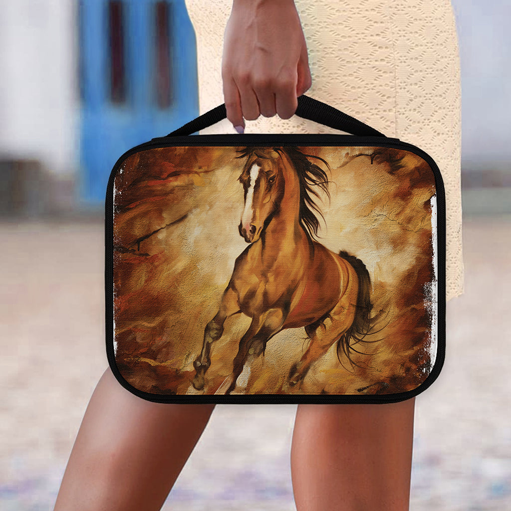 Brown Horse Painting Print Classic Bible Case
