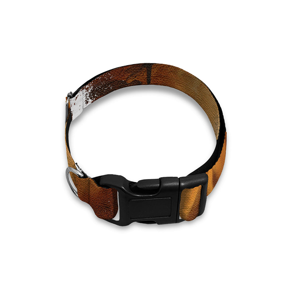 Brown Horse Painting Print Dog Collar