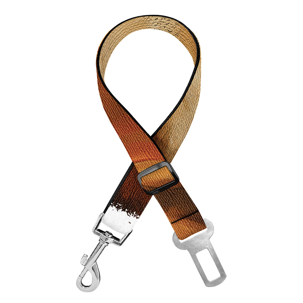 Brown Horse Painting Print Dog Seat Belt