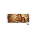Brown Horse Painting Print Extended Mouse Pad
