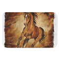 Brown Horse Painting Print Indoor Door Mat