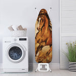 Brown Horse Painting Print Ironing Board Cover