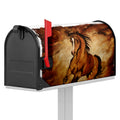 Brown Horse Painting Print Mailbox Cover