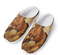 Brown Horse Painting Print Mesh Casual Shoes