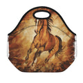 Brown Horse Painting Print Neoprene Lunch Bag