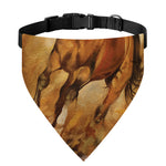 Brown Horse Painting Print Over The Collar Dog Bandana