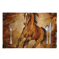 Brown Horse Painting Print Placemat