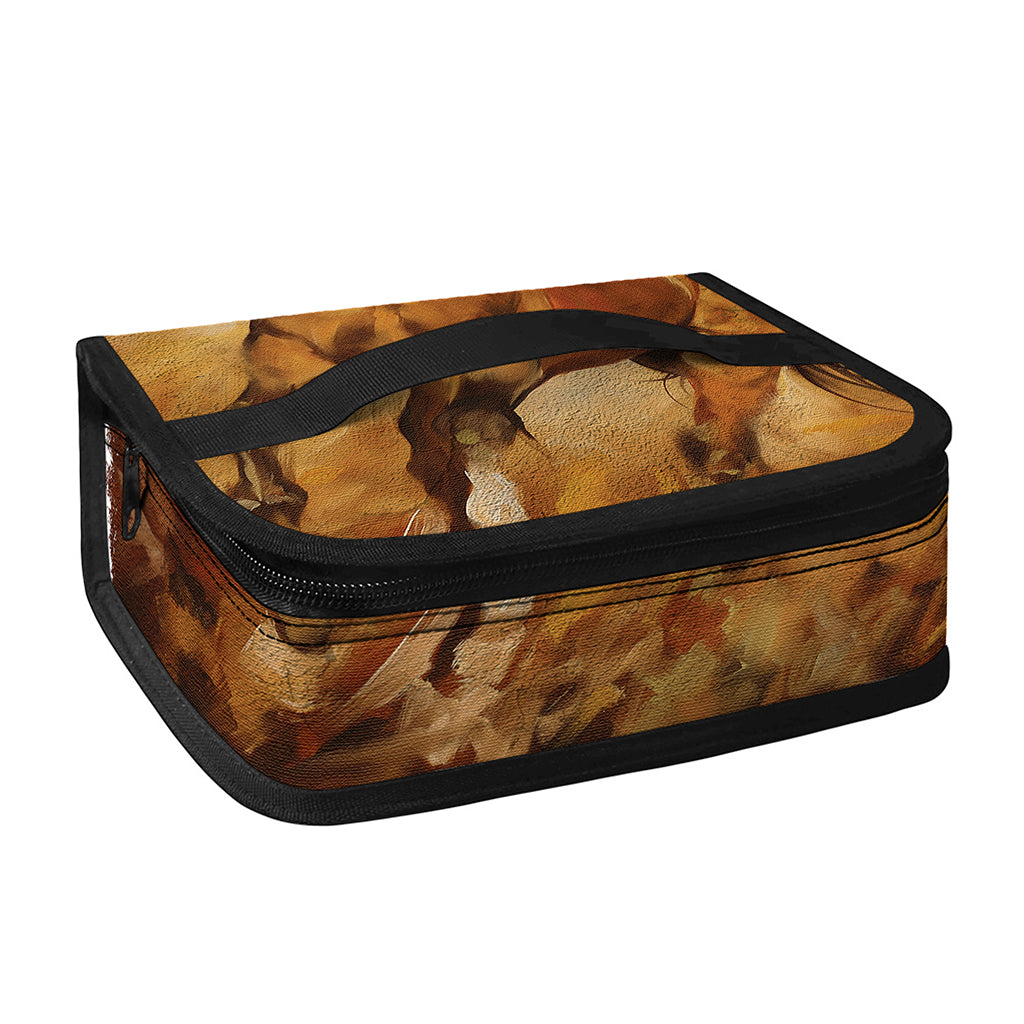 Brown Horse Painting Print Small Lunch Bag