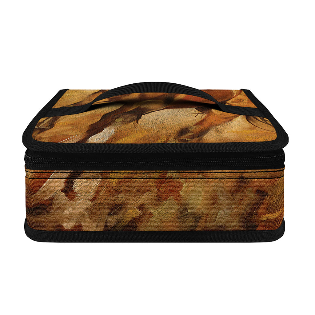 Brown Horse Painting Print Small Lunch Bag