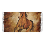 Brown Horse Painting Print Towel