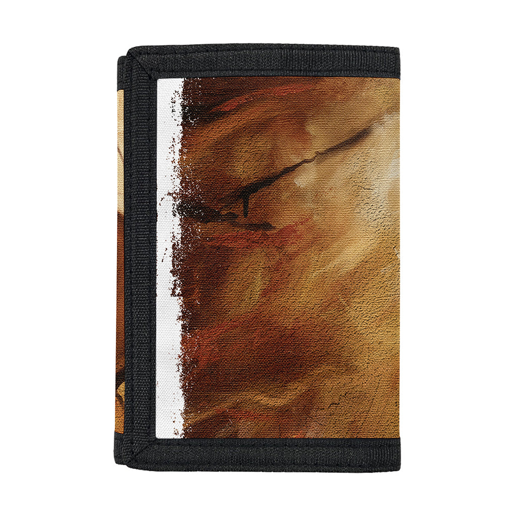 Brown Horse Painting Print Trifold Wallet