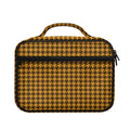 Brown Houndstooth Pattern Print Briefcase Bible Bag