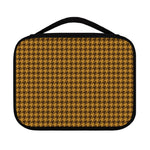 Brown Houndstooth Pattern Print Classic Bible Case