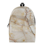 Brown Marble Print Backpack