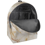 Brown Marble Print Backpack