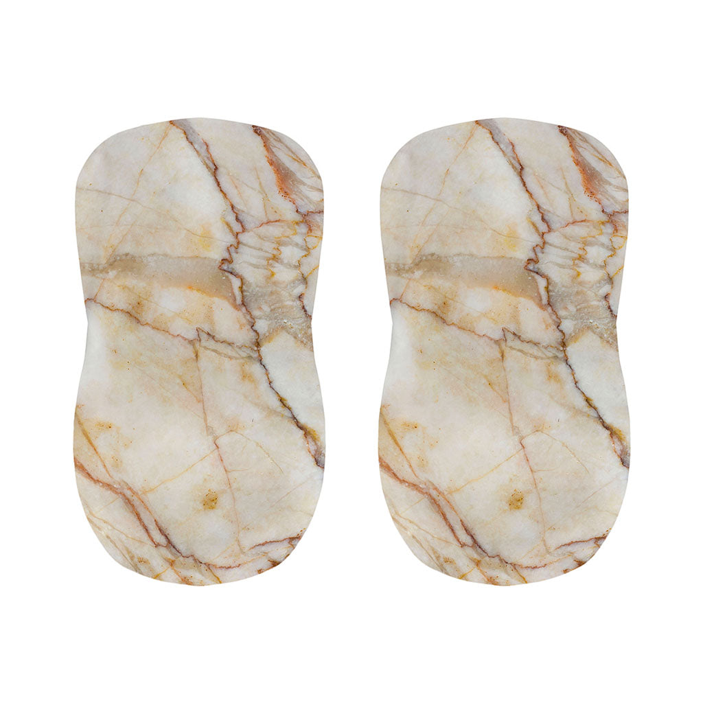 Brown Marble Print Bar Stool Covers