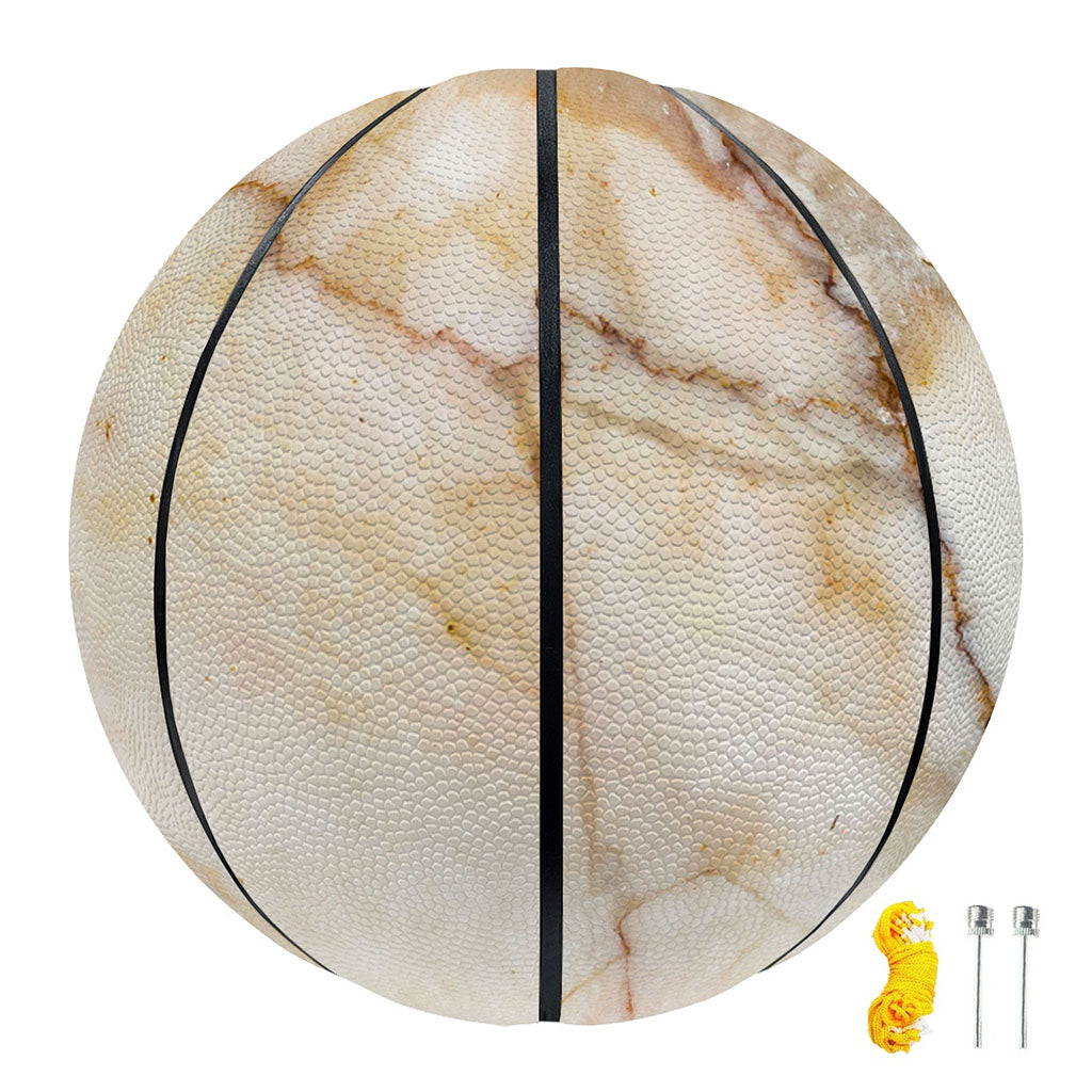 Brown Marble Print Basketball