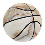 Brown Marble Print Basketball