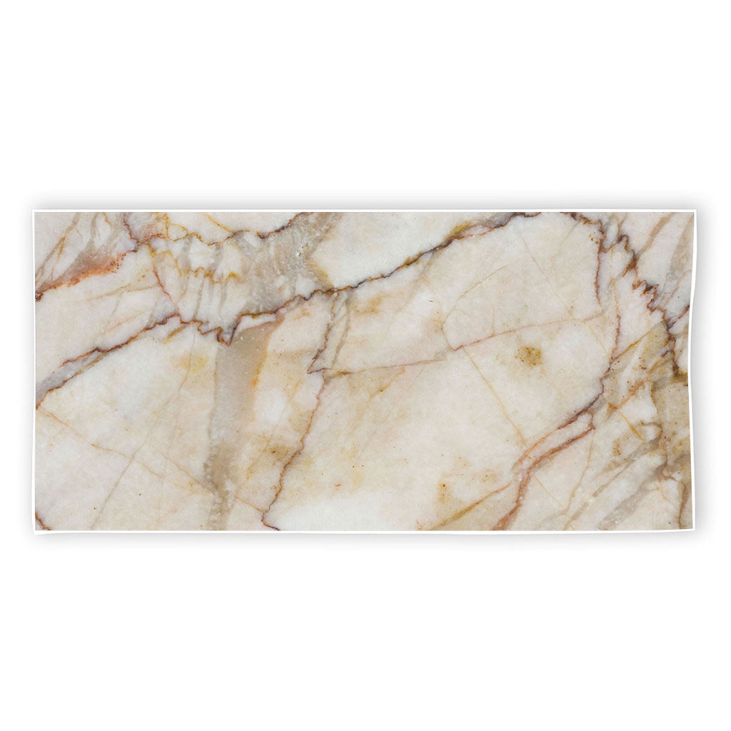 Brown Marble Print Beach Towel