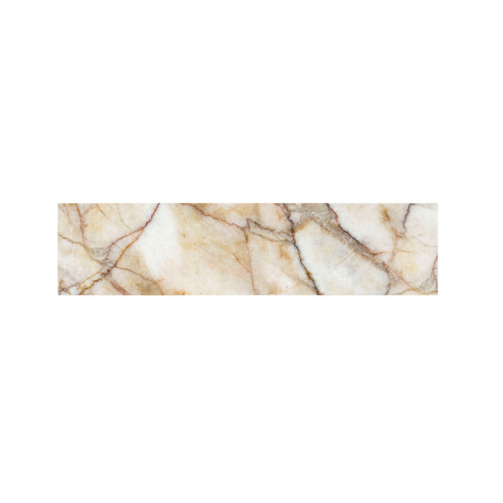 Brown Marble Print Bed Runner