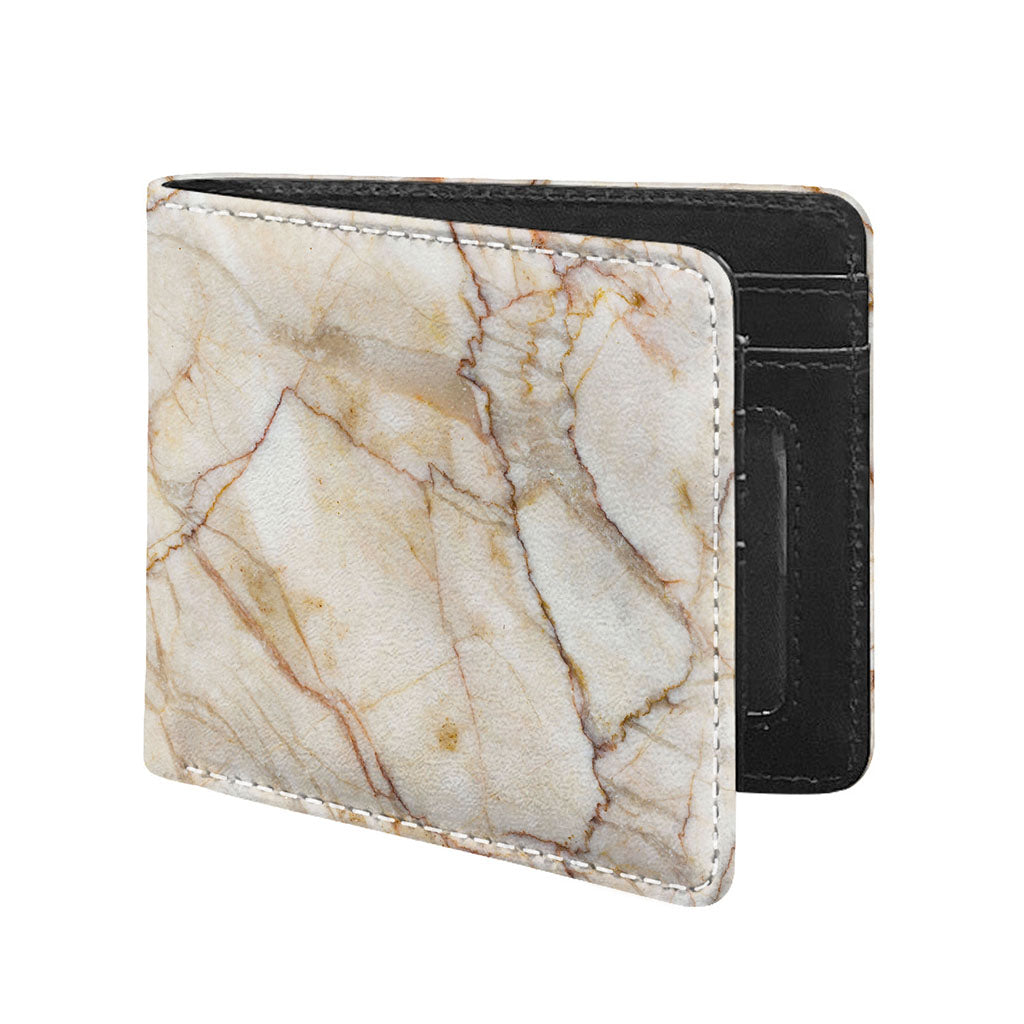 Brown Marble Print Bifold Wallet