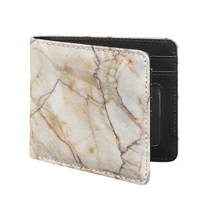 Brown Marble Print Bifold Wallet