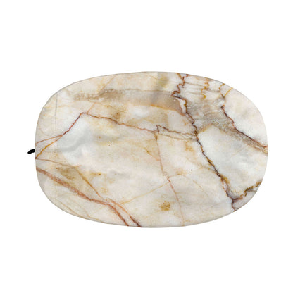 Brown Marble Print Car Side Mirror Covers