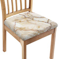 Brown Marble Print Chair Cushion Cover