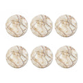 Brown Marble Print Coaster Set