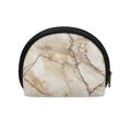 Brown Marble Print Coin Purse