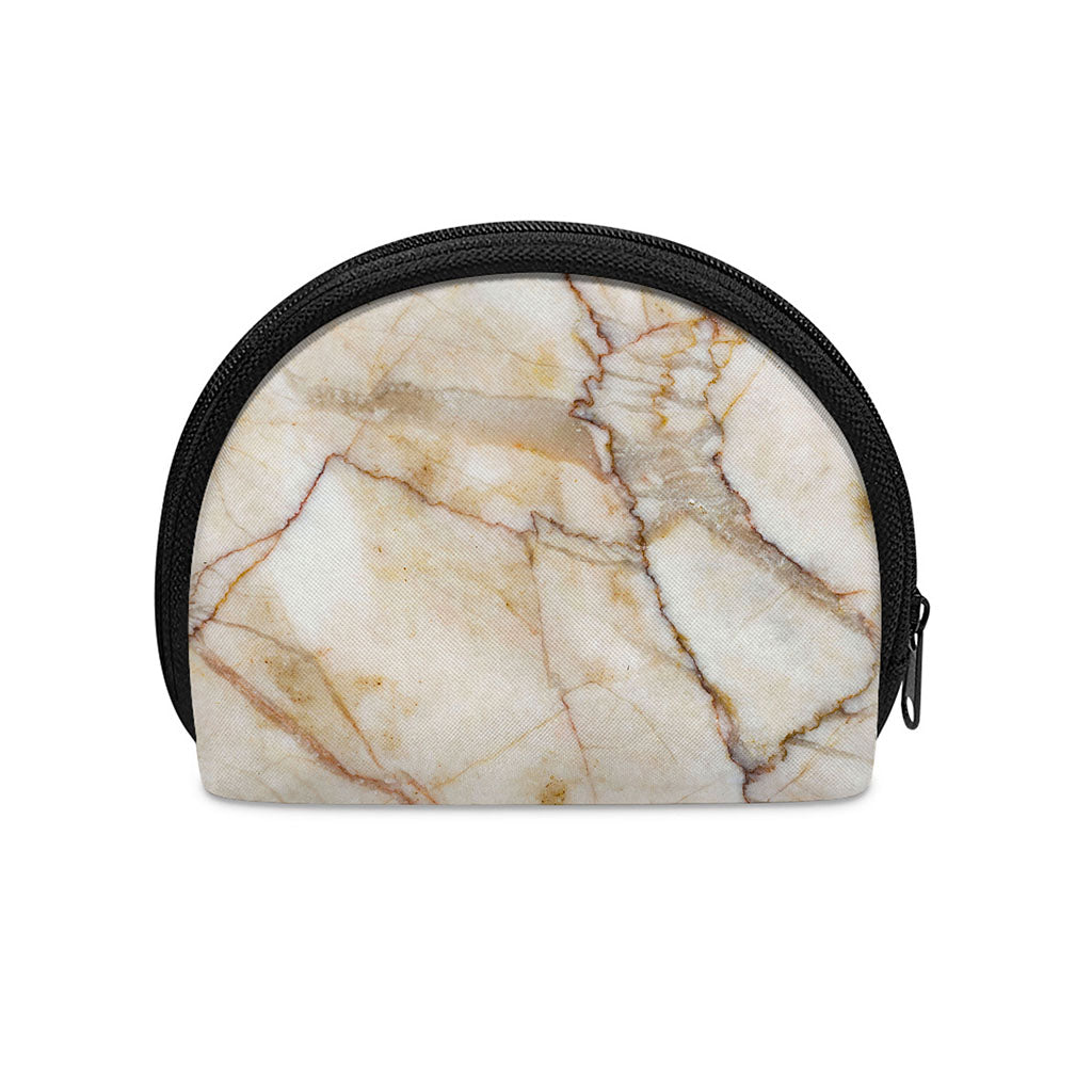 Brown Marble Print Coin Purse